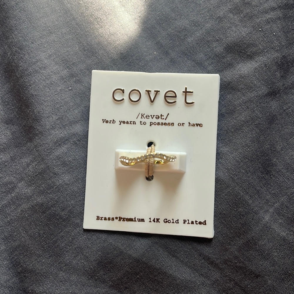 Size 6 Covet 14K Gold Plated Ring